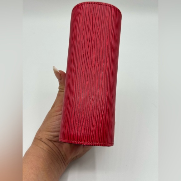 LOUIS VUITTON Epi Dauphine PM Pouch Castilian Red EUC - Picture 10 of 17